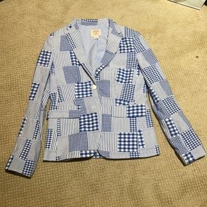 COPY - Blue and white brooks brothers blazer size 2